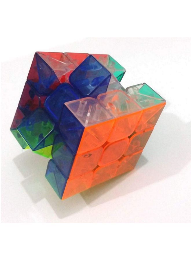 NIBEMINENT 3x3x3 Cube Transparent Magic Stickerless Rubic - Image 2