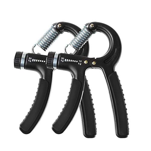 Luxon 2 Pack Hand Grip Strengthener Adjustable Resistance 22-110 Lbs (10-50kg) -Hand Grip Exerciser, Strengthen Grip, Hand Squeezer, Forearm Grip, Hand Exercise, Gripper, Finger Strengthener - Image 1