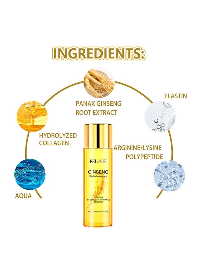 EELHOE Ginseng Serum Oil with Ginseng Polypeptides, Enhances Skin Elasticity & Firmness,Suitable for All Skin Types, Vegan & Allergy-Free - Image 2