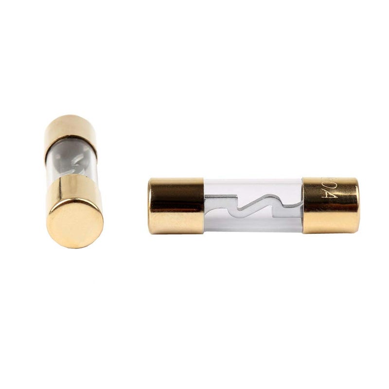 Etopars Etopar 5 X 80A AGU Fuse Car Auto Audio Power Safety Protect Glass Tube Gold Plated Radio - Image 2