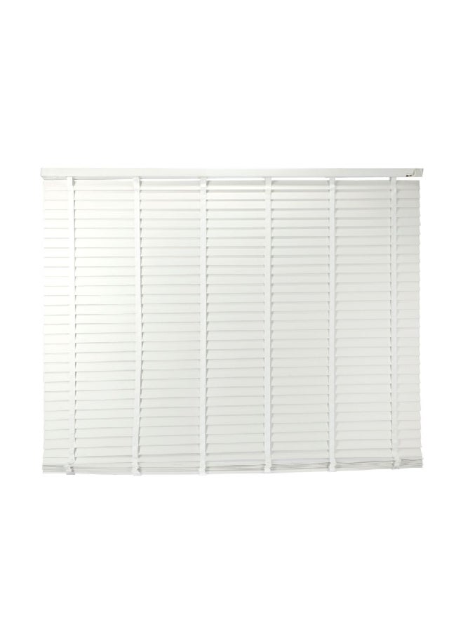Micasa - Fauxwood String Control Venetian Blind White 5 x 180 x 180 cm SACO.FWVB.T.180.0180.W - Image 1