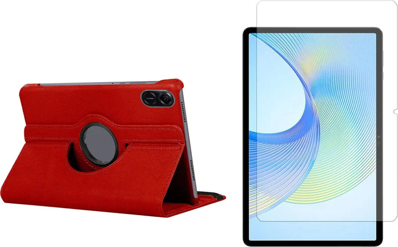 Forzacase Compatible with Honor Pad X9 11.5 360 Degree Rotating Stand Case + Tempered Unbreakable Glass FC012