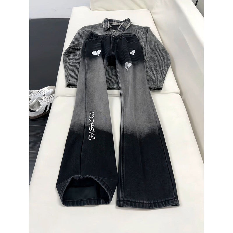 Unisex Classic Denim Jeans Loose Fit Daily Outdoor Wear - Image 1