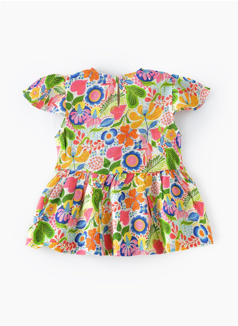 Jelliene Little Trendsetter: Girls' Breezy Viscose Blouse Chic Style & Springtime Confidence  - Image 2