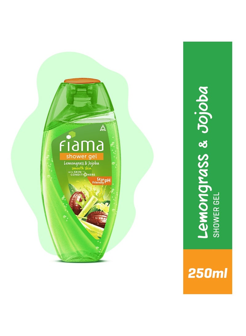 Fiama جل استحمام - الليمون العشبي وزيت الجوجوبا - Image 3