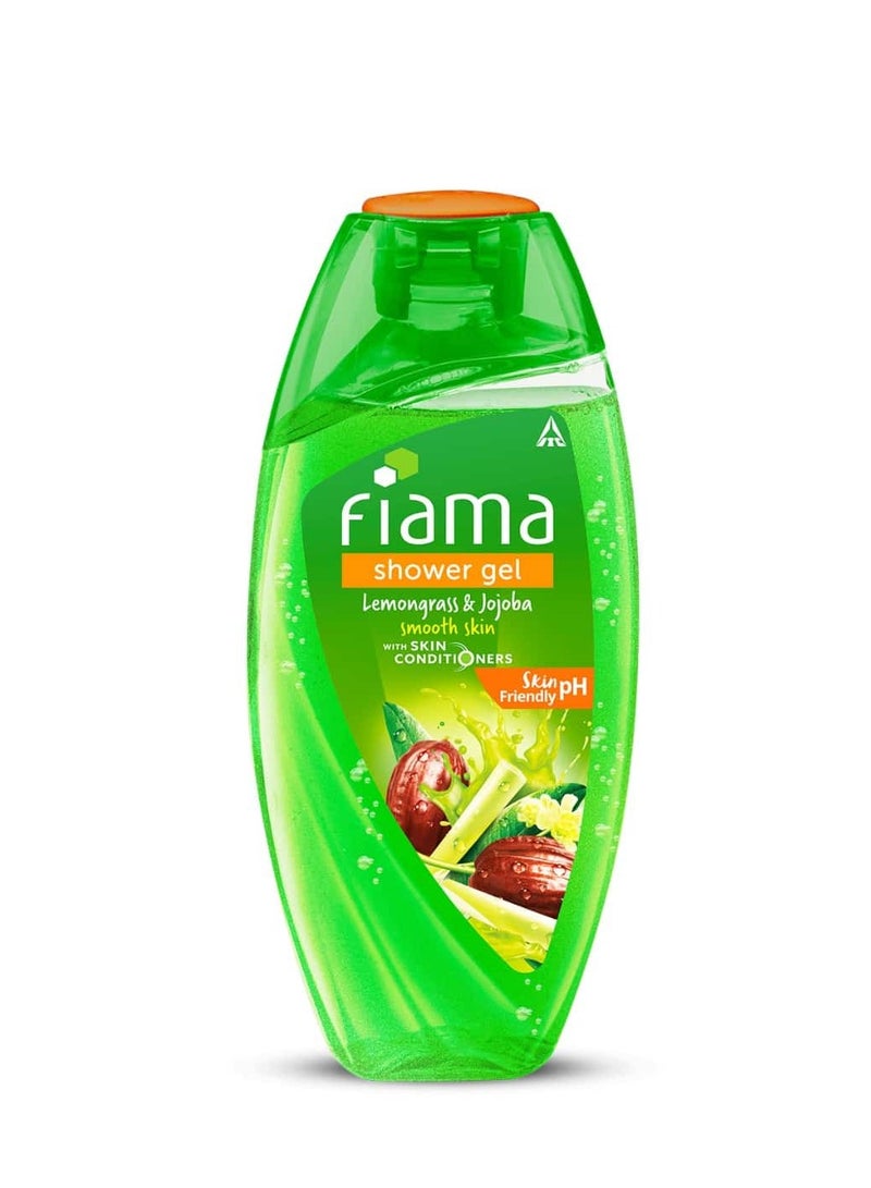 Fiama جل استحمام - الليمون العشبي وزيت الجوجوبا - Image 1