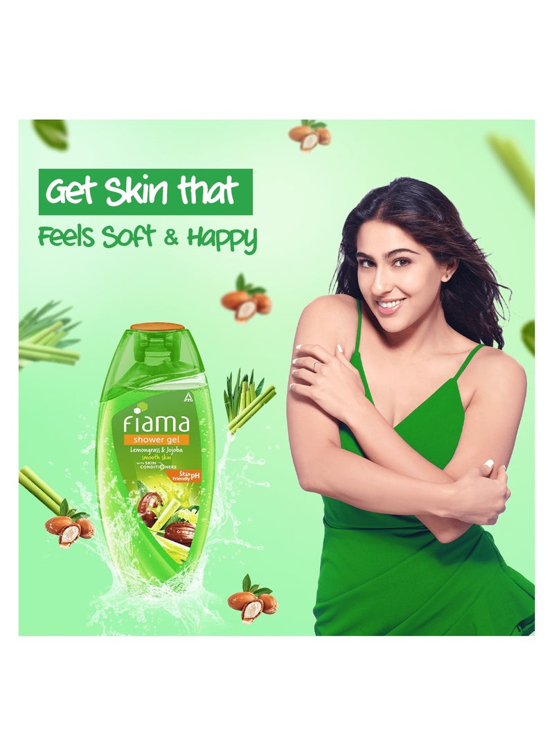 Fiama جل استحمام - الليمون العشبي وزيت الجوجوبا - Image 4