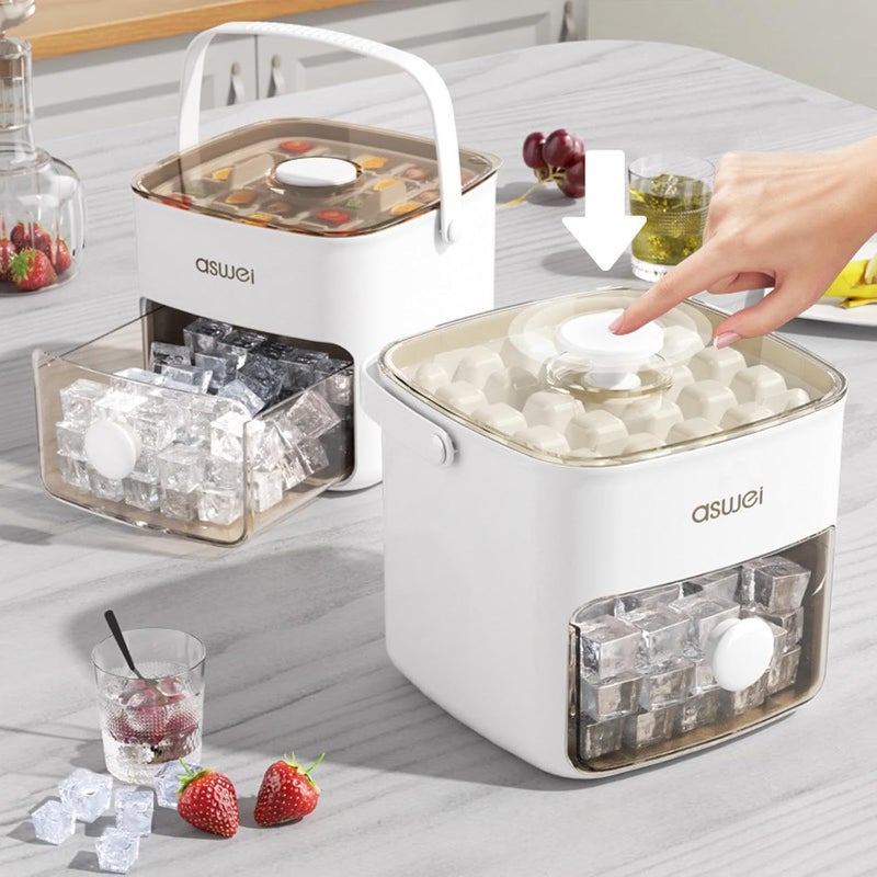 AFUJANSHE Ice Cube Mold with Large Capacity and Easy Release Mechanism - Image 3