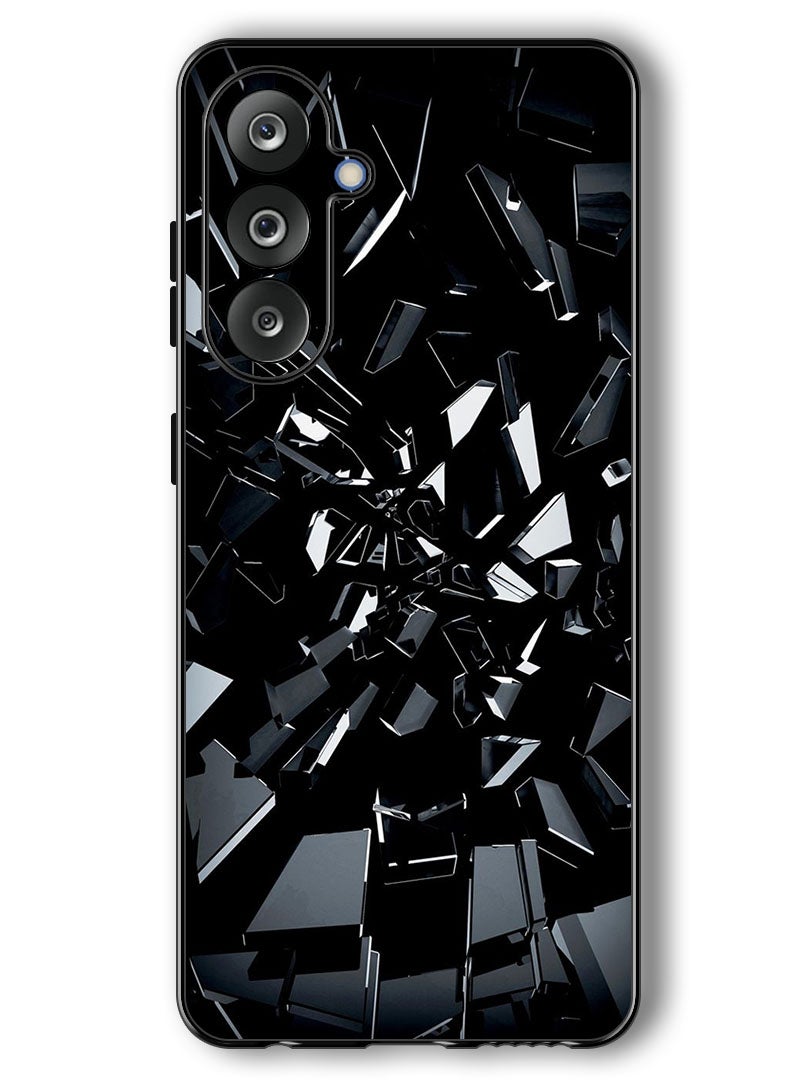 Theodor Case Compatible with Samsung Galaxy F36/ M36 6.7 Inch Protection Shockproof Bumper Cover Black 1 - Image 1