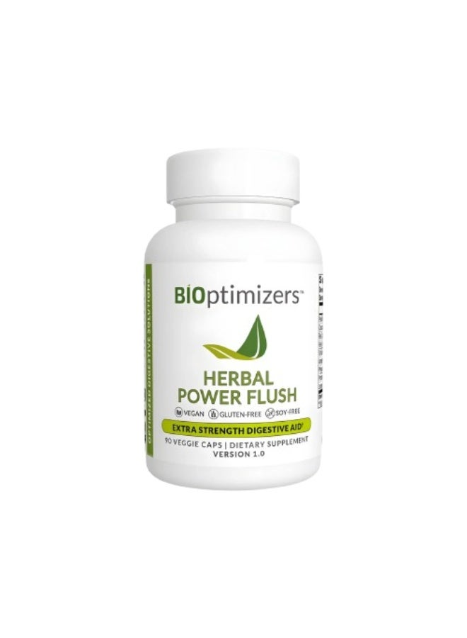 BiOptimizers HERBAL POWER FLUSH 90 VEGGIE CAPS - Image 1