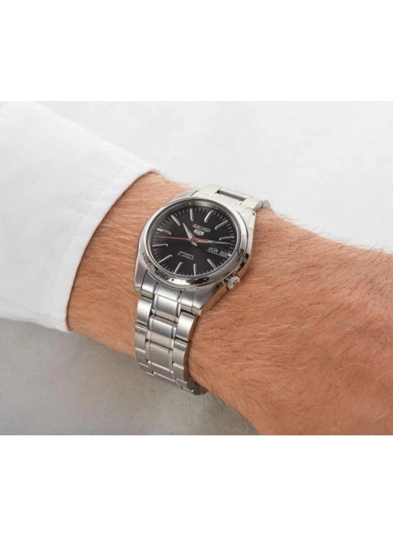 Seiko 5 SNKL45J1 – Automatic Stainless Steel Men’s Watch – Black Dial – 37 mm - Image 2