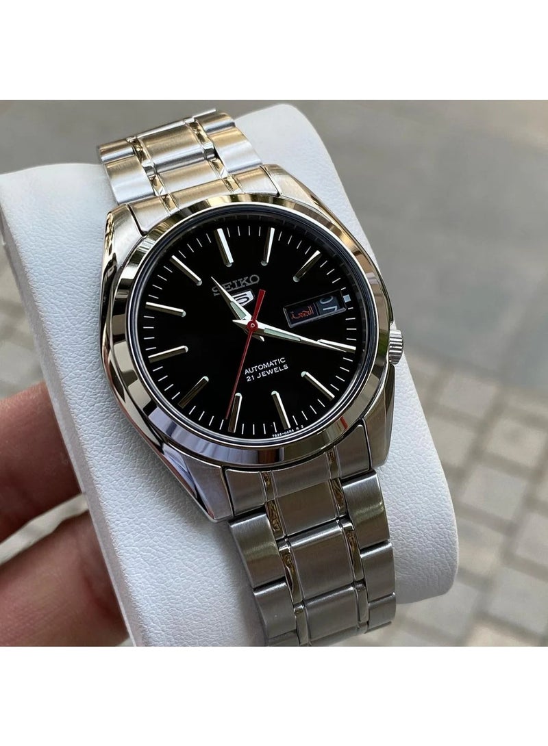Seiko 5 SNKL45J1 – Automatic Stainless Steel Men’s Watch – Black Dial – 37 mm - Image 4