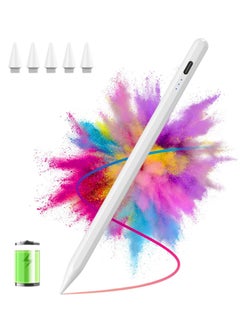 Generic Stylus Pen for iPad 10th & 9th Generation, Faster Charging for Apple iPad Pencil with Palm Rejection, Compatible with iPad Pro (2018-2022) 11"/12.9", iPad Mini 6/5th Generation, iPad Air 3-5, iPad 6-10  - Image 1