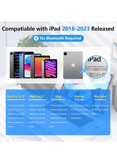 Generic Stylus Pen for iPad 10th & 9th Generation, Faster Charging for Apple iPad Pencil with Palm Rejection, Compatible with iPad Pro (2018-2022) 11"/12.9", iPad Mini 6/5th Generation, iPad Air 3-5, iPad 6-10  - Image 2