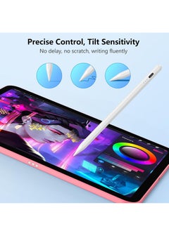 Generic Stylus Pen for iPad 10th & 9th Generation, Faster Charging for Apple iPad Pencil with Palm Rejection, Compatible with iPad Pro (2018-2022) 11"/12.9", iPad Mini 6/5th Generation, iPad Air 3-5, iPad 6-10  - Image 5