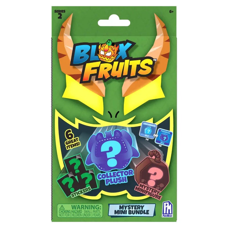 Blox Fruits Series 2 Mystery Mini Bundle Plush Playset (6 Pieces, Assorted) - Image 1