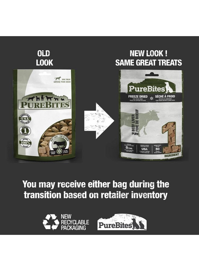 PureBites Beef Freeze Dried Dog Treats, 1 Ingredient, Made in USA, 16.6oz - Image 2