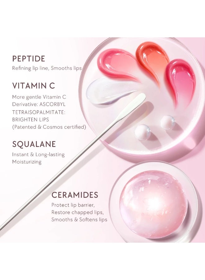 SKINTIFIC Peptide Nourishing Lip Serum Duo – Baby Pink & Cherry Red | Brighten, Smooth & Hydrate Lips - Image 3