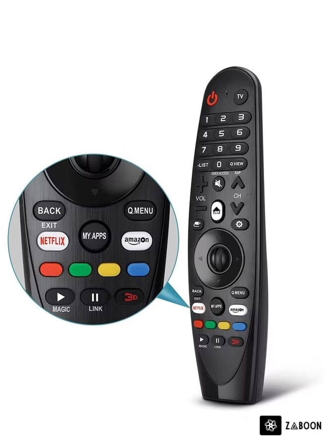 Zaboon Universal Remote Control for LG Smart TV Magic Remote Replacement, with Buttons for Netflix Prime Video