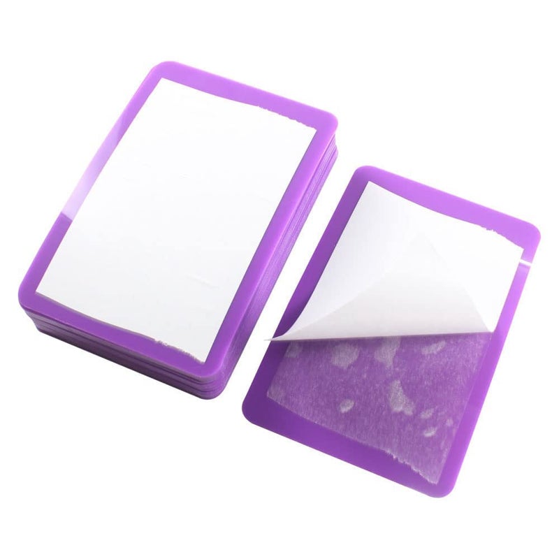 VNC 15pcs Nail Art Soft Stamping Protective Shell cabeza Stamper Rectangel Stamp Holder for Large Size 9.5X14.5CM Nail Art Plate