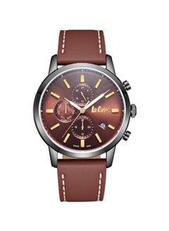 Lee Cooper Men Multi Function Dark Brown Dial Watch - LC08085.044  - Image 1