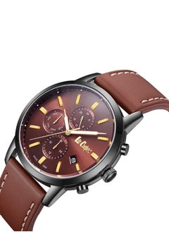 Lee Cooper Men Multi Function Dark Brown Dial Watch - LC08085.044  - Image 2