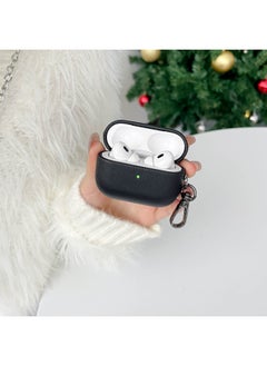Handwoven For Apple Bluetooth Earphone Protective Case Suitable For Airpodspro2 Wireless 3rd Generation Headphone Covers-Color:Black-Applicable Model:AirPods 4 (2024)