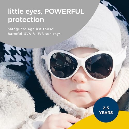 Banz Baby Banz Little Boys' Retro Kidz Sunglass, Pacific Blue, 2-5 Years - Image 2