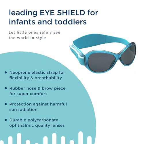 Banz Baby Banz Little Boys' Retro Kidz Sunglass, Pacific Blue, 2-5 Years - Image 3