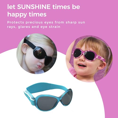 Banz Baby Banz Little Boys' Retro Kidz Sunglass, Pacific Blue, 2-5 Years - Image 5