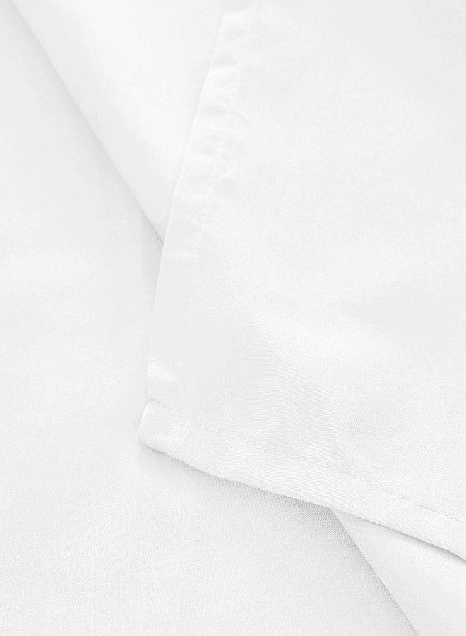 DESI DHANG White Cotton Single Bedsheet, 140 cm X 220 cm Without Pillow Cover, Normal Quality, Pack of 1 - Image 4