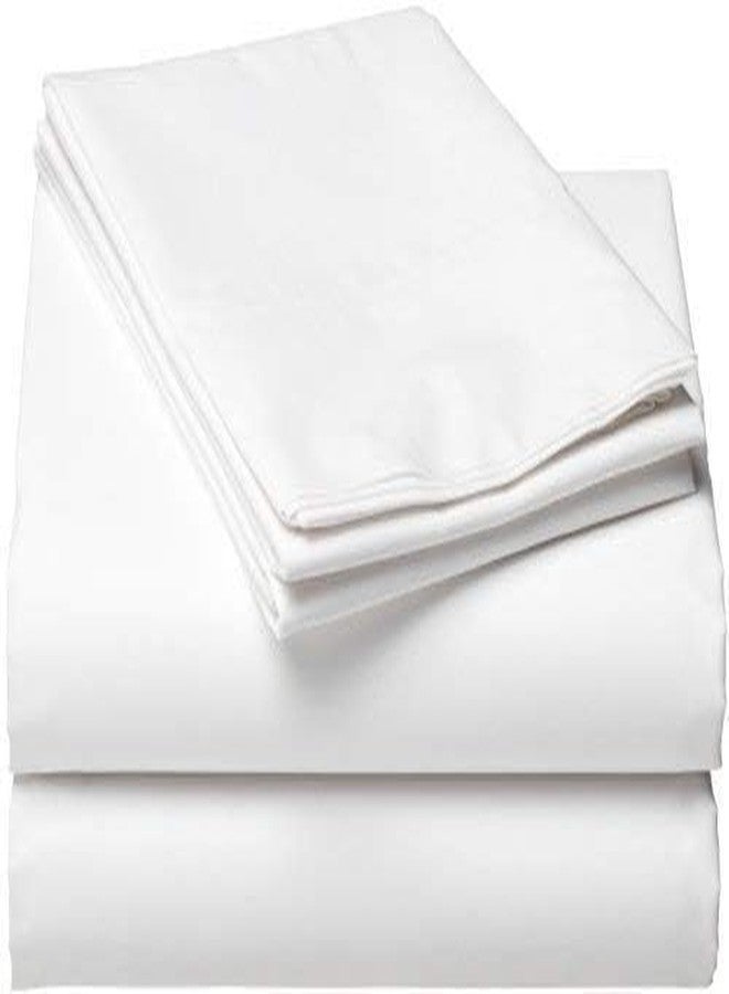 DESI DHANG White Cotton Single Bedsheet, 140 cm X 220 cm Without Pillow Cover, Normal Quality, Pack of 1 - Image 2