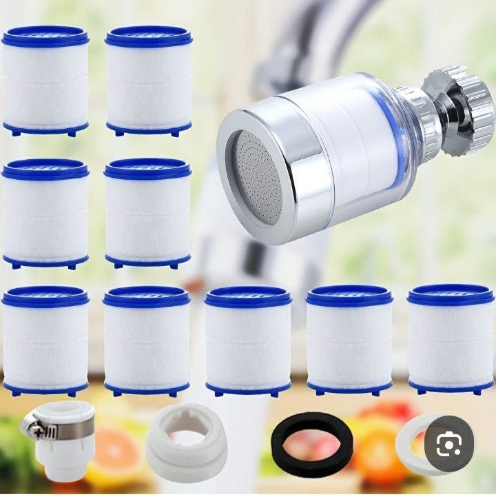 Faucet Water Filter with 10 Replacement Cartridges - Image 4