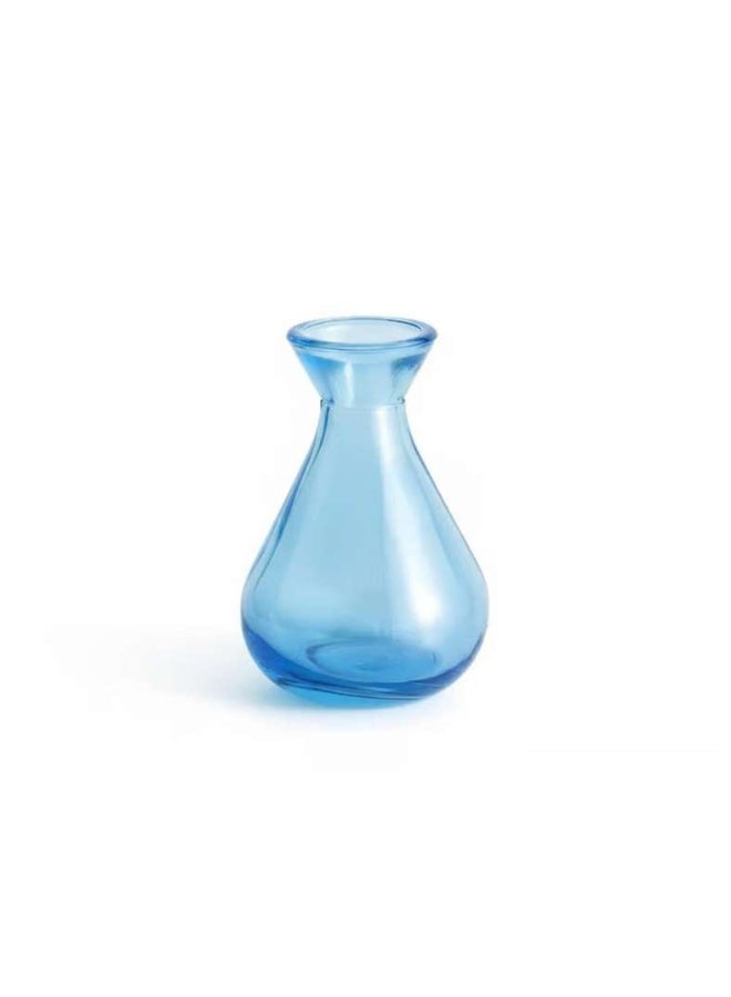 Pan Home Simplicity Recycled Glass Vase - Light Blue - Image 4