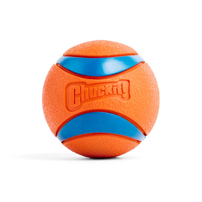Chuckit! Ultra Ball Dog Toy - Size Large - For Dogs 60-100 lbs - Made from Durable Rubber - Super Bouncy - Floats in Water - 3-inch Diameter - Pack of 1 - Image 1