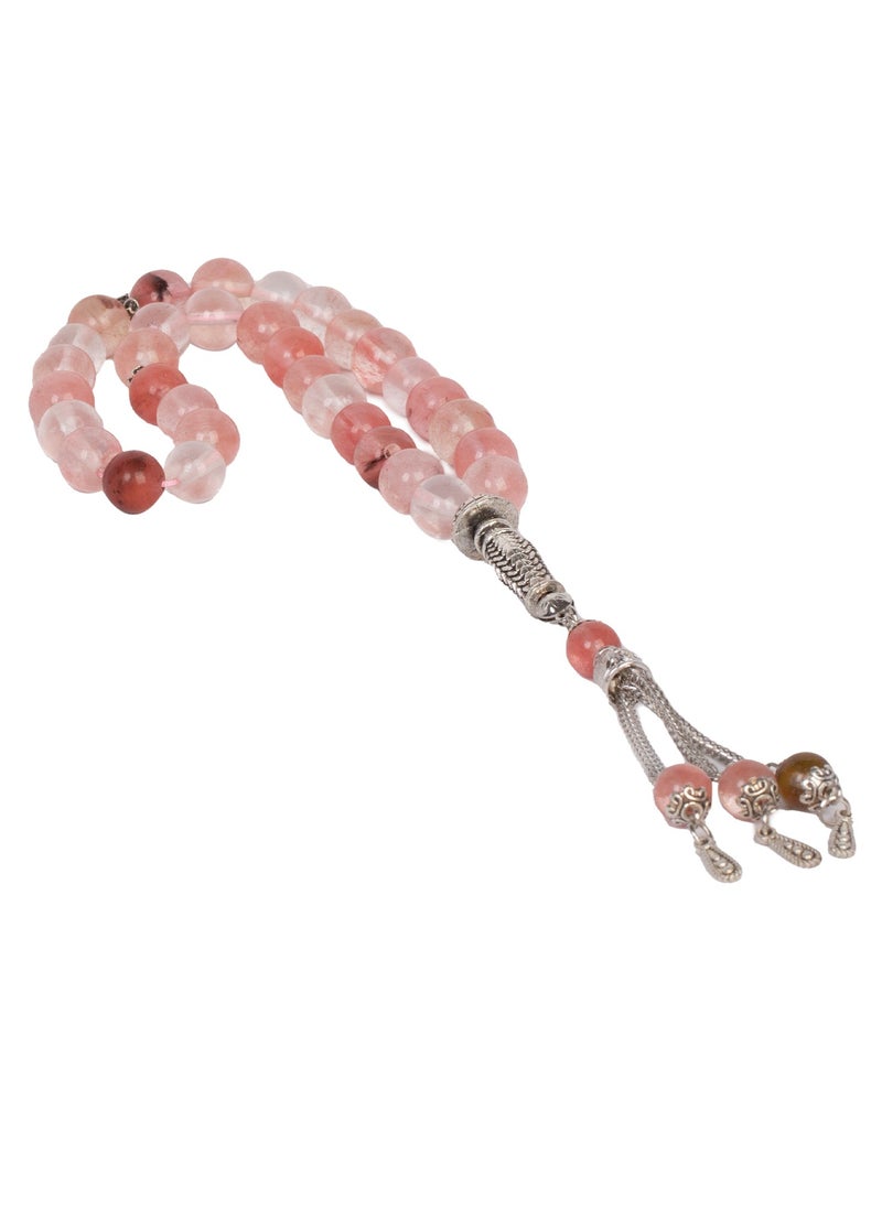 RS - Distinctive transparent shell stone rosary 10ml - Image 1
