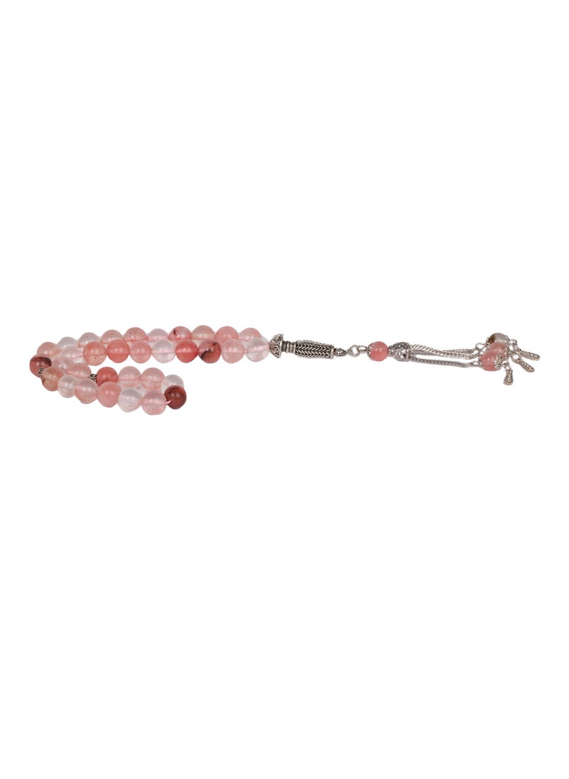 RS - Distinctive transparent shell stone rosary 10ml - Image 1