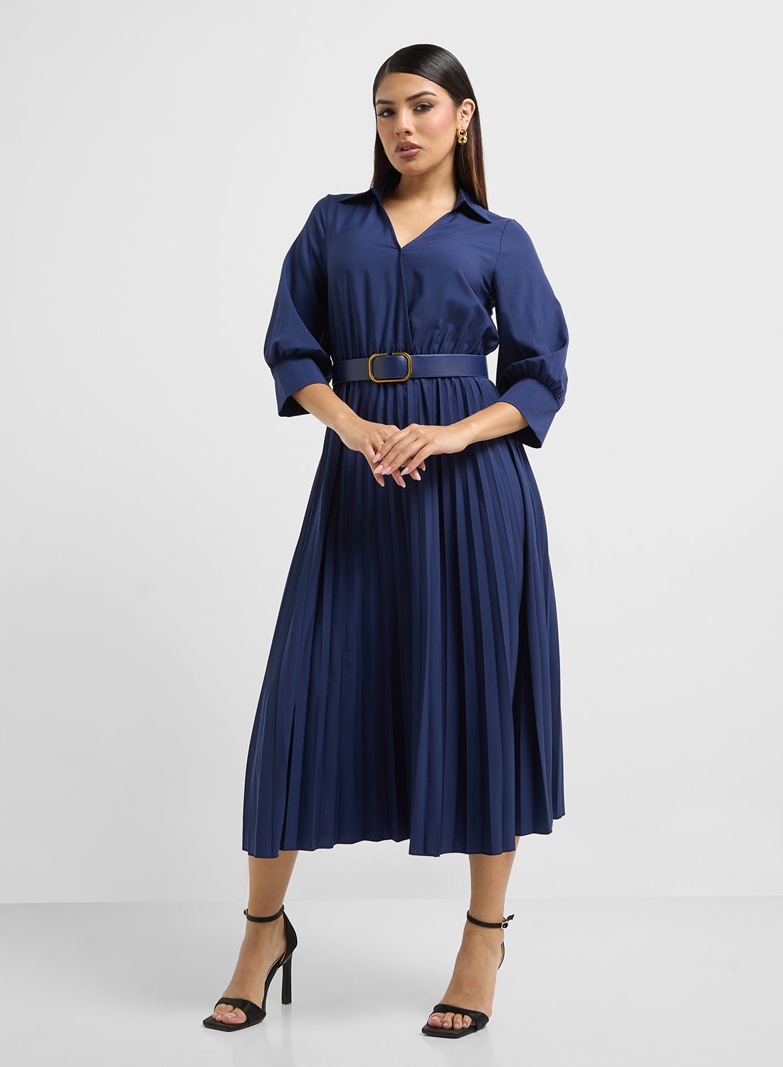 Ted Baker Scarlah Pleated Skirt Sweat Dress for Women | Best Price Bahrain