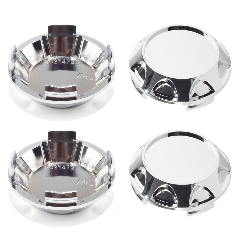 DewFlew 4Pcs Wheel Center Caps for F150 Rays Rota GForce Wheel Rim Outer 655mm258in Inner 62mm244in Chrome Hub Caps