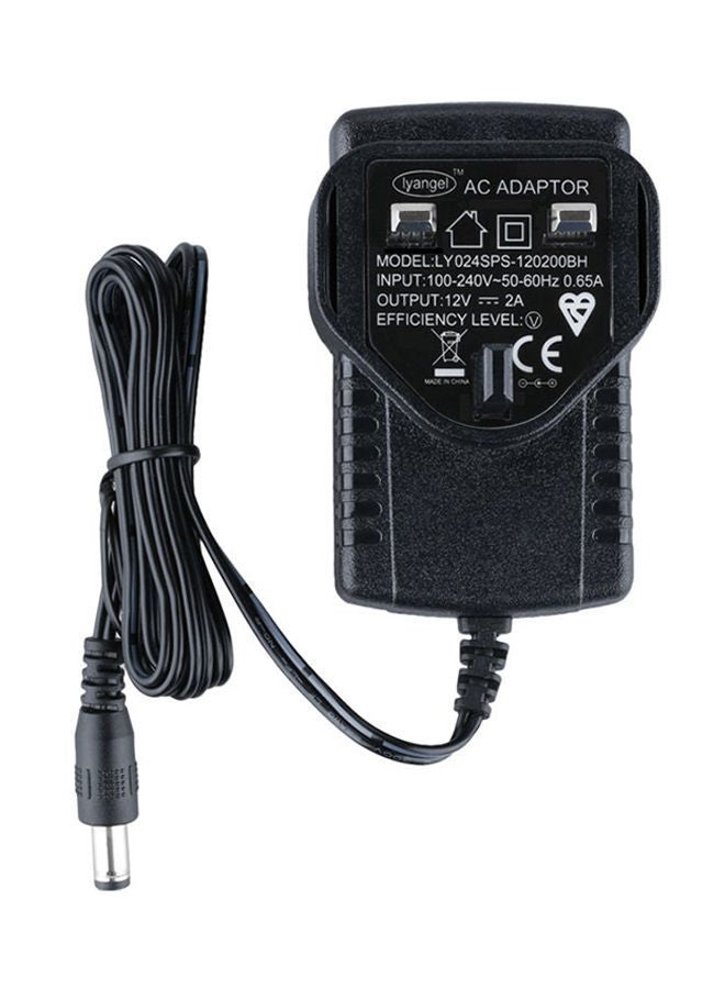 NIBEMINENT Adapter Power Supply For Security CCTV DVR Camera Black