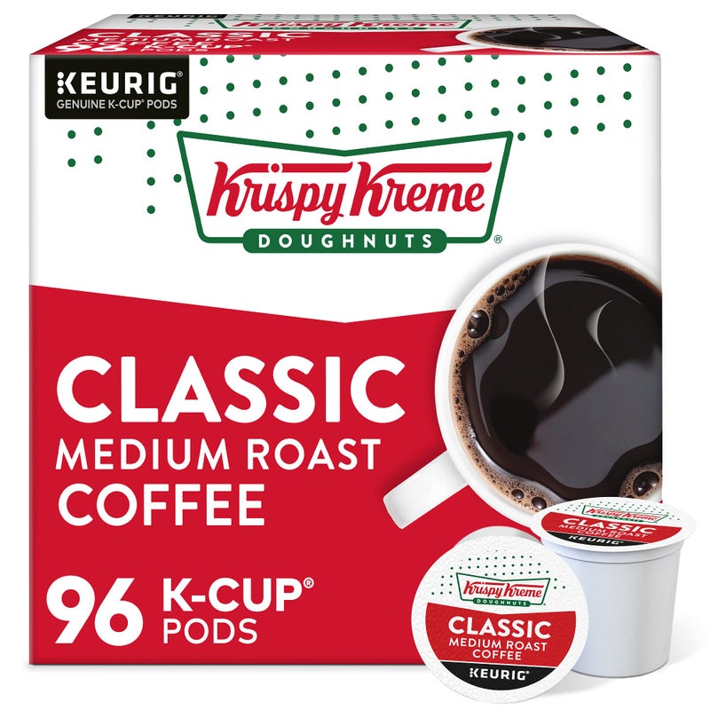 Krispy Kreme Classic Coffee Keurig Single Serve KCup Pods Medium Roast 96 Count - Image 3