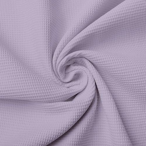 Bhoomi Impex Super Soft & Breathable 100% Microfiber Waffle Blanket – Throw Blanket and Quilt for Bed & Sofa Single(60x90) Size - Pastel Purple - Image 3