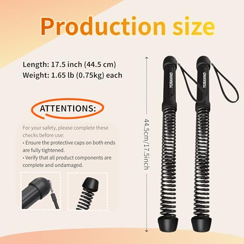 YUSAVHO Ropeless Battle Ropes for Home GymPortable Cordless Training Rope Fitness Equipment for MenWomenWeighted Workout Gear for Upper Body CardioLowImpact Exercise Ropes for Small Spaces Black - Image 3
