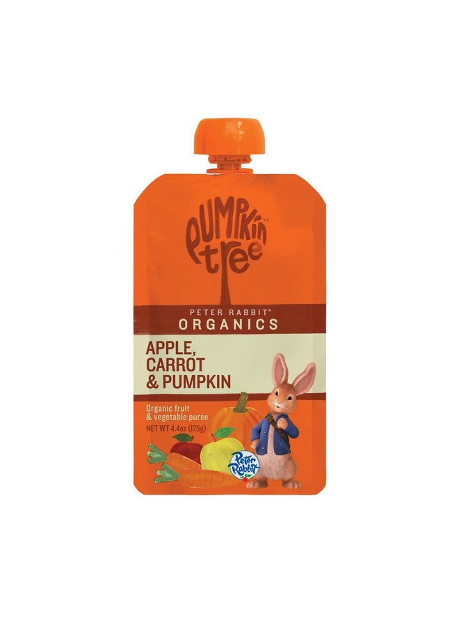 Pumpkin Tree Peter Rabbit Organics Apple, Carrot and Pumpkin Puree, 4.4 Ounce (Pack of 10) - Image 1