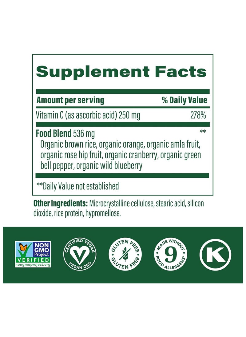 MegaFood - MegaFood Complex C -Helps provide daily support for the immune system , supports overall skin health / dietary supplement 60 tablets / 60 servings. - Image 1