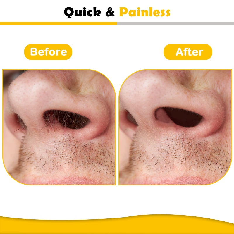 Charmonic 120g Nose Hair Waxing Kit with 40 Applicators - Quick & Painless Hair Remover for Men and Women, Up to 20 Uses - Image 3