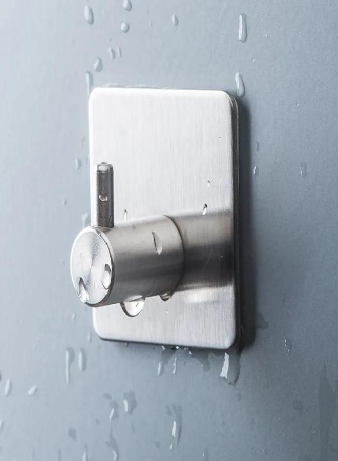 Stainless Steel Bathroom Hook Set (4 Hooks) - Image 2