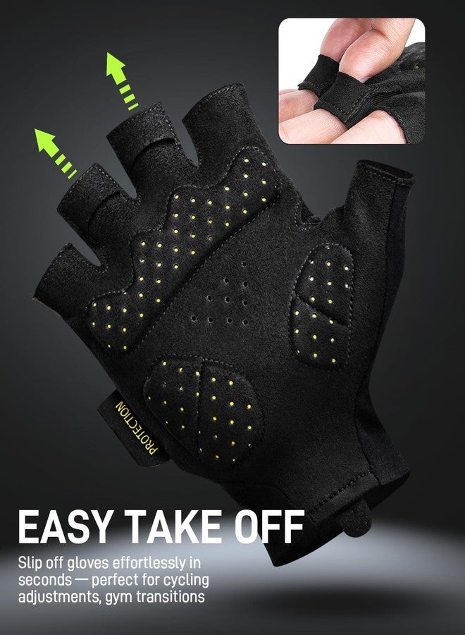 بات فوكس قفازات باتفوكس لركوب الدراجات للرجال والنساء، قفازات ركوب الدراجات الجبلية والطرق - قفازات مضادة للانزلاق لركوب الدراجات واللياقة البدنية والتدريب والرياضات الخارجية - Image 4