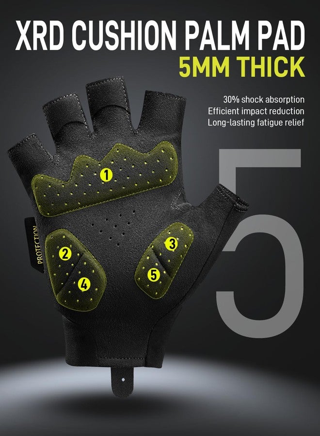 بات فوكس قفازات باتفوكس لركوب الدراجات للرجال والنساء، قفازات ركوب الدراجات الجبلية والطرق - قفازات مضادة للانزلاق لركوب الدراجات واللياقة البدنية والتدريب والرياضات الخارجية - Image 2