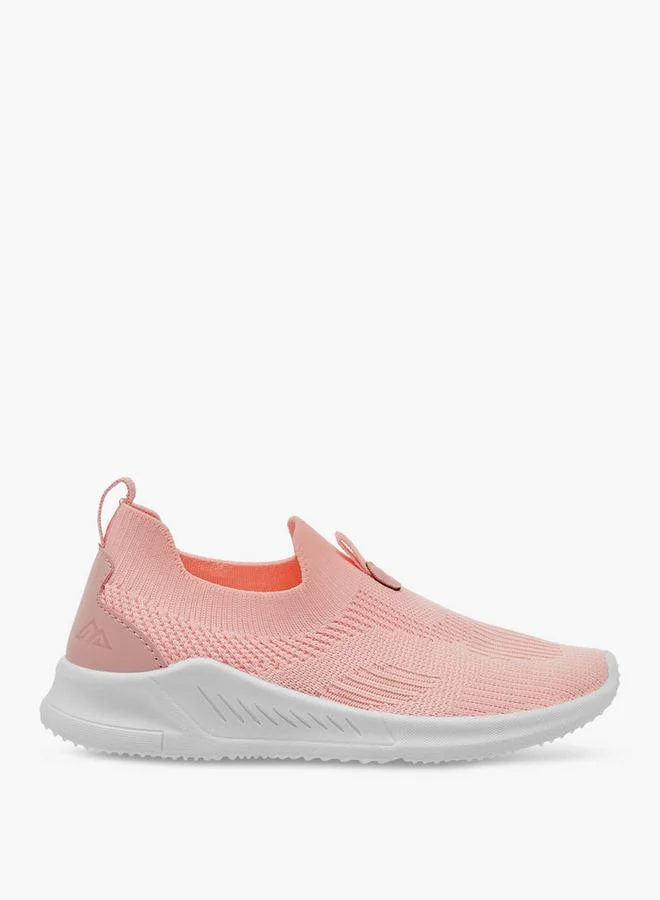 Oaklan by Shoexpress PINK Girls by Shoexpress Pull Tab Detail Slip-On Sports Shoes for Women | Best Price UAE
